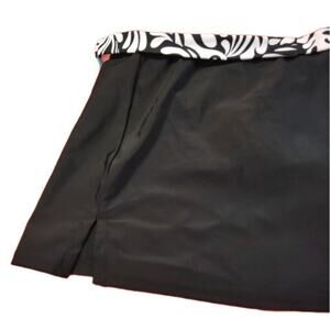 La Playa Swimsuit Belted Skirt Bikini Bottom Women's Medium Black With Tag Vtg